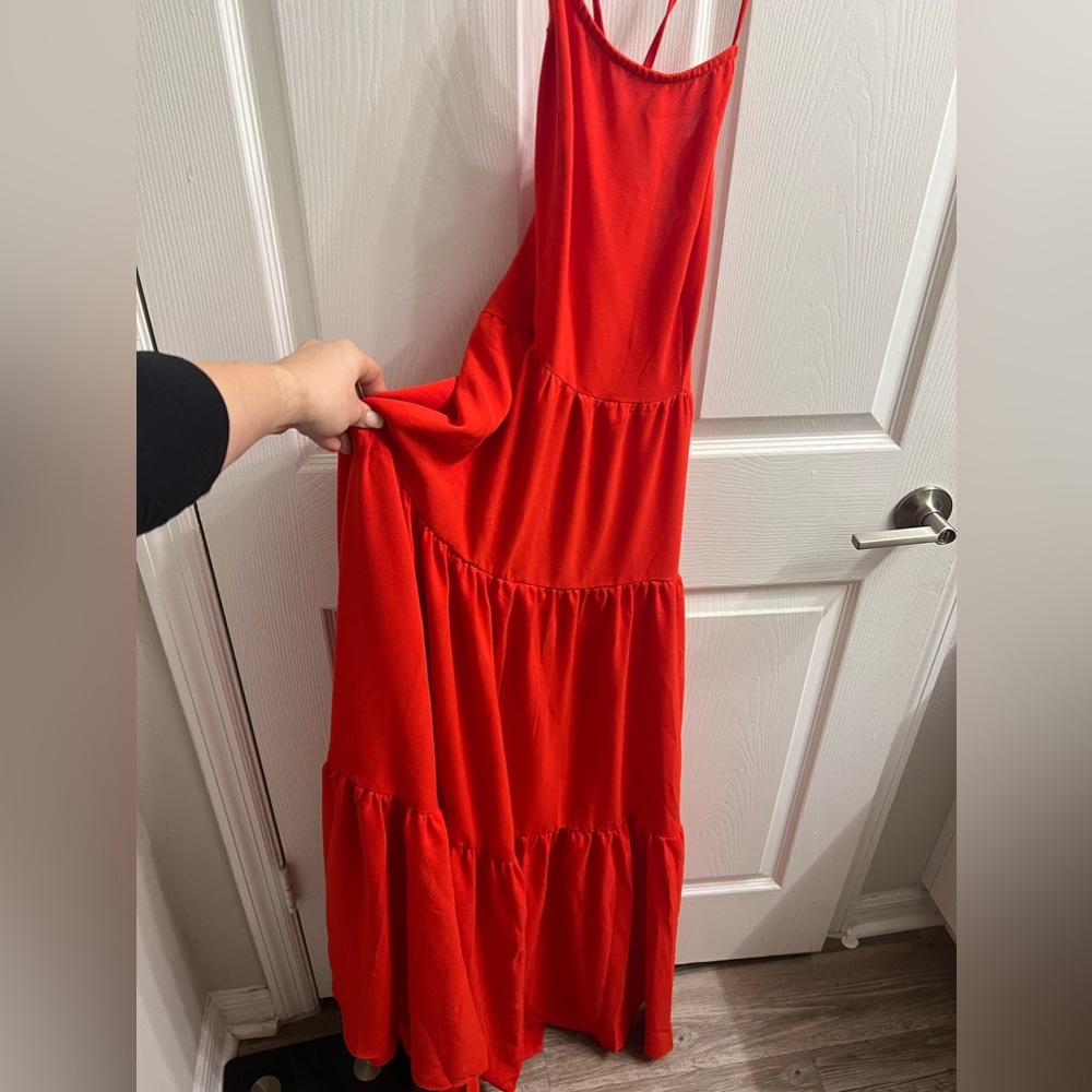 Shein Tie Back Maxi Dress
